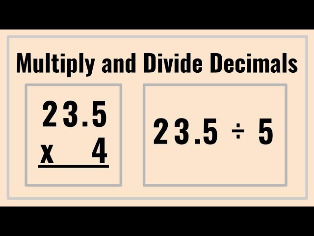 How to Multiply and Divide Decimals by Whole Numbers thumbnail