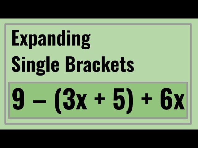 How to Expand Single Brackets (Distributive Property) thumbnail