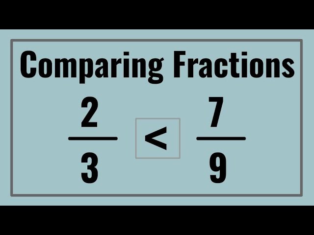 How to Compare Fractions (Quick Visual Method) thumbnail