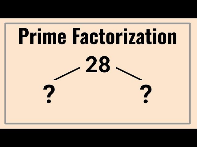 Prime Factorization video tutorial thumbnail